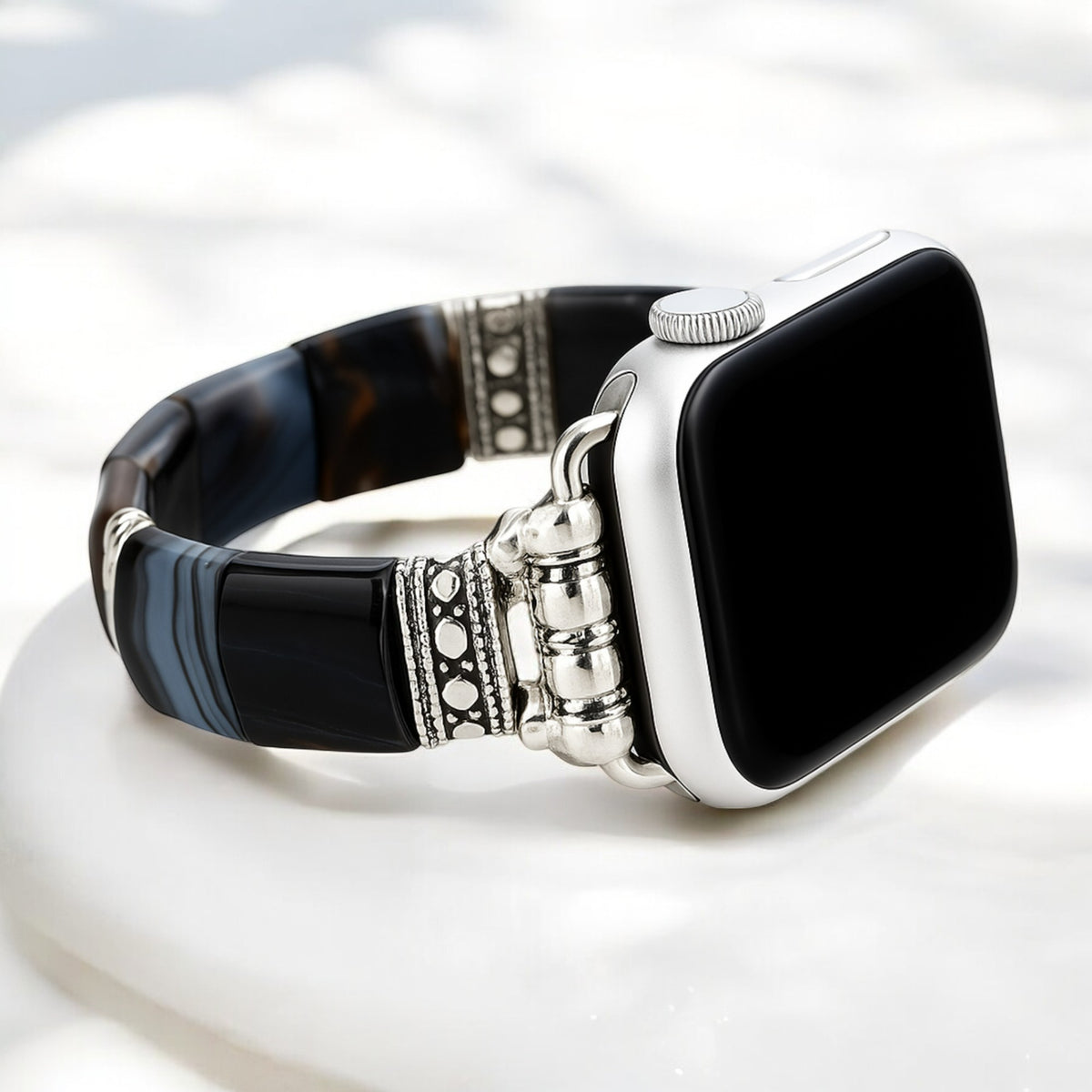 Pulseira Jade Glimmer Stretch para Apple Watch