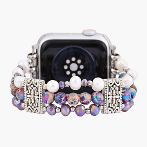 Pulseira de Apple Watch Artisanal Jasper Oasis Stretch