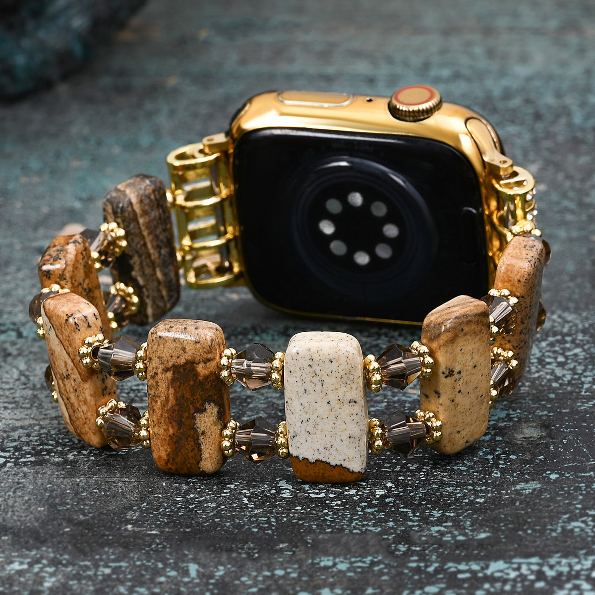 Pulseira Elástica Desert Jasper para Apple Watch
