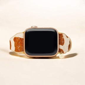 Pulseira de Couro Elegante Savannah para Apple Watch