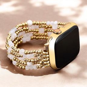 Pulseira elástica Golden Halo Moonstone para Apple Watch