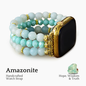 Pulseira Amazonite Bliss Stretch para Apple Watch