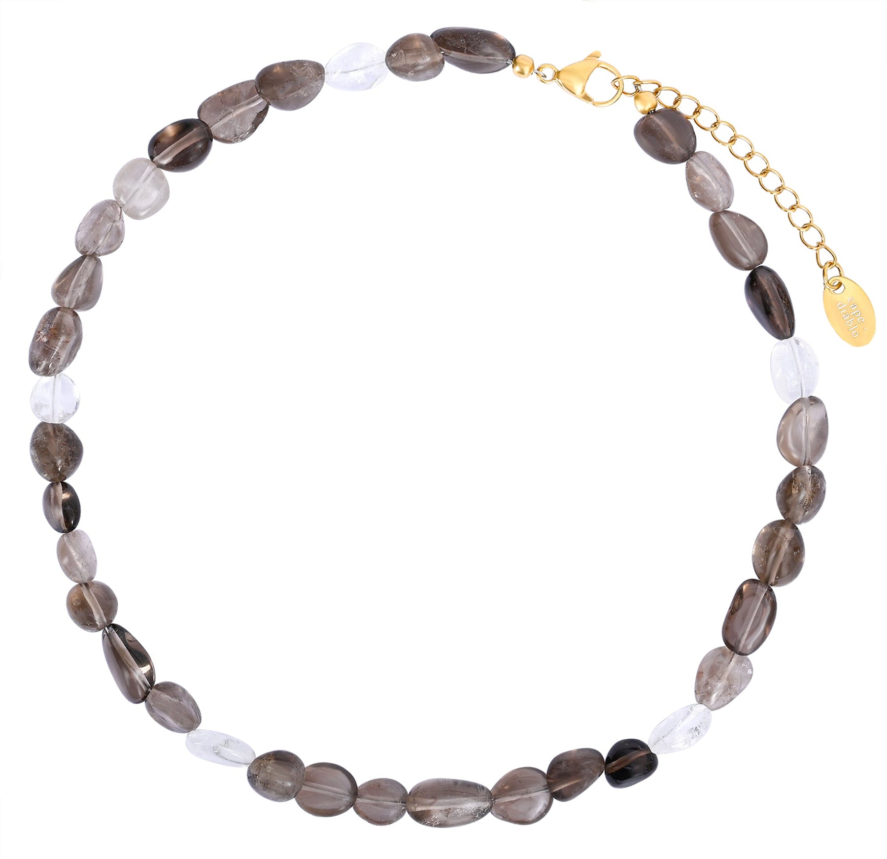 Colar Harmonia de Cristal Obsidiana