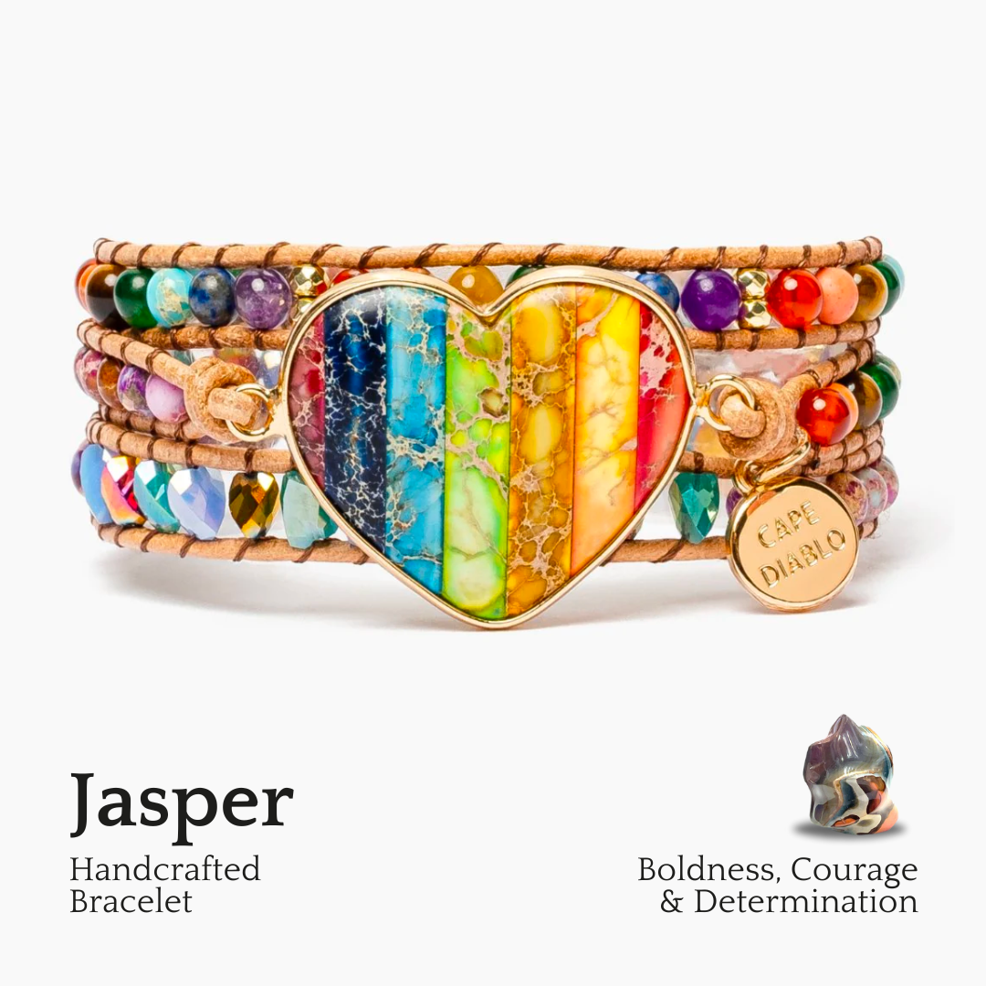 Pulseira Envolvente Arco-íris Chakra Love