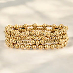 Conjunto de pulseiras Golden Demure