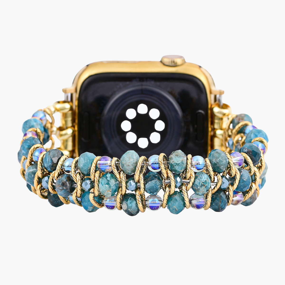 Pulseira Elástica Trançada Crystal Shores para Apple Watch