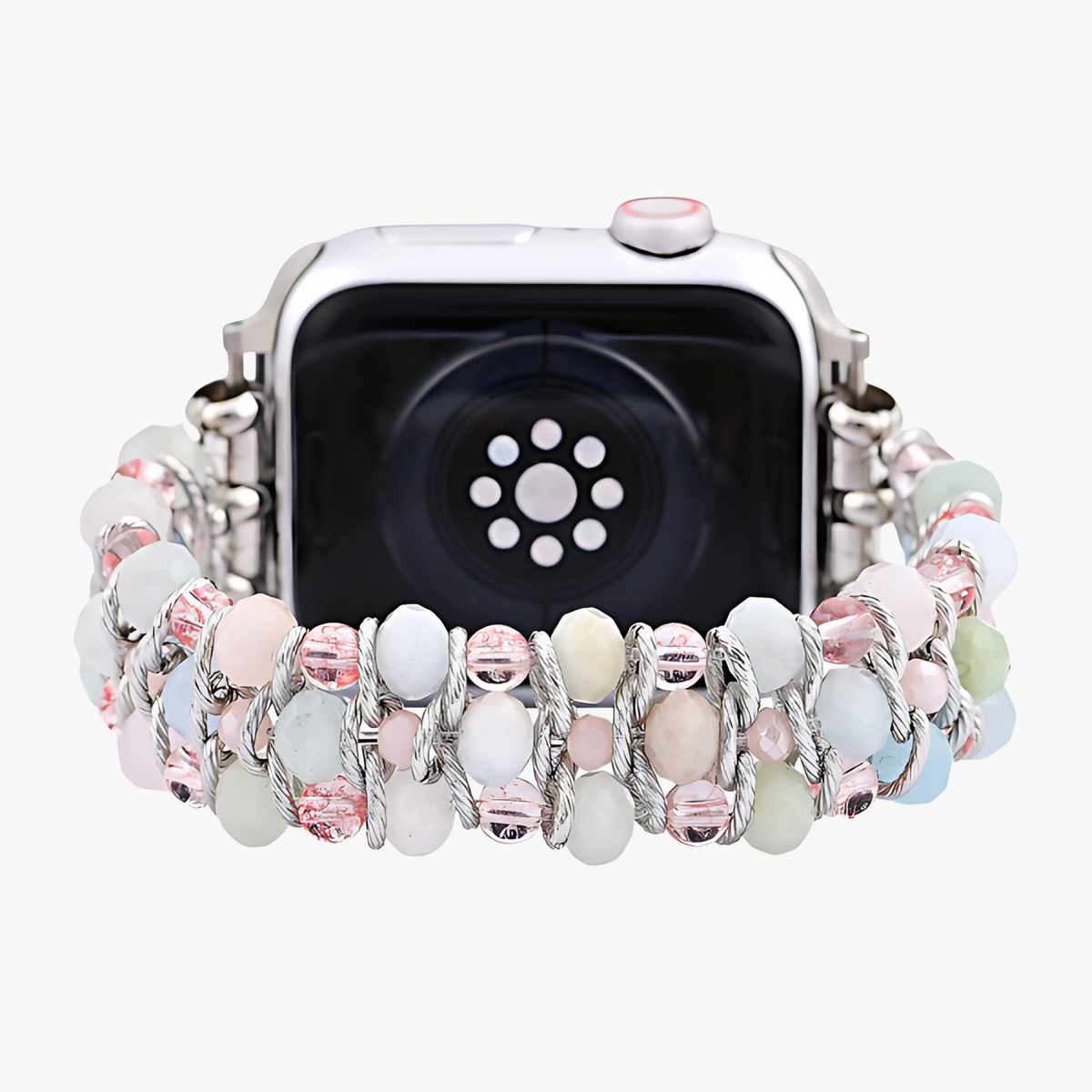 Pulseira Apple Watch Trançada com Brilho Astral Beijado pela Lua