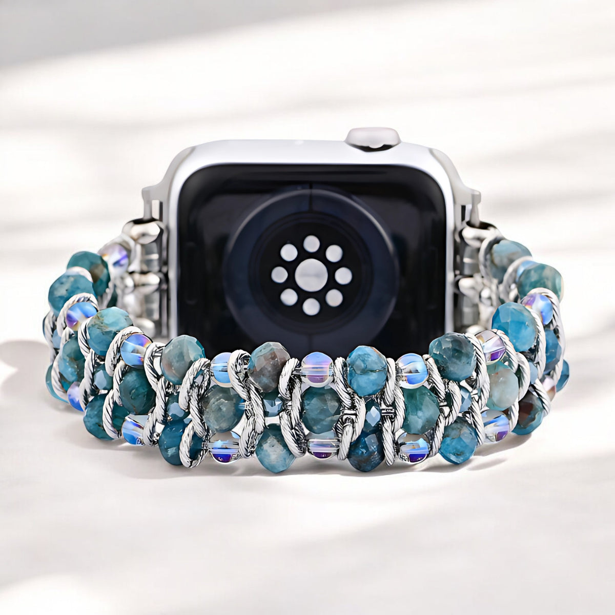 Correia Trançada Apatita Azure para Apple Watch