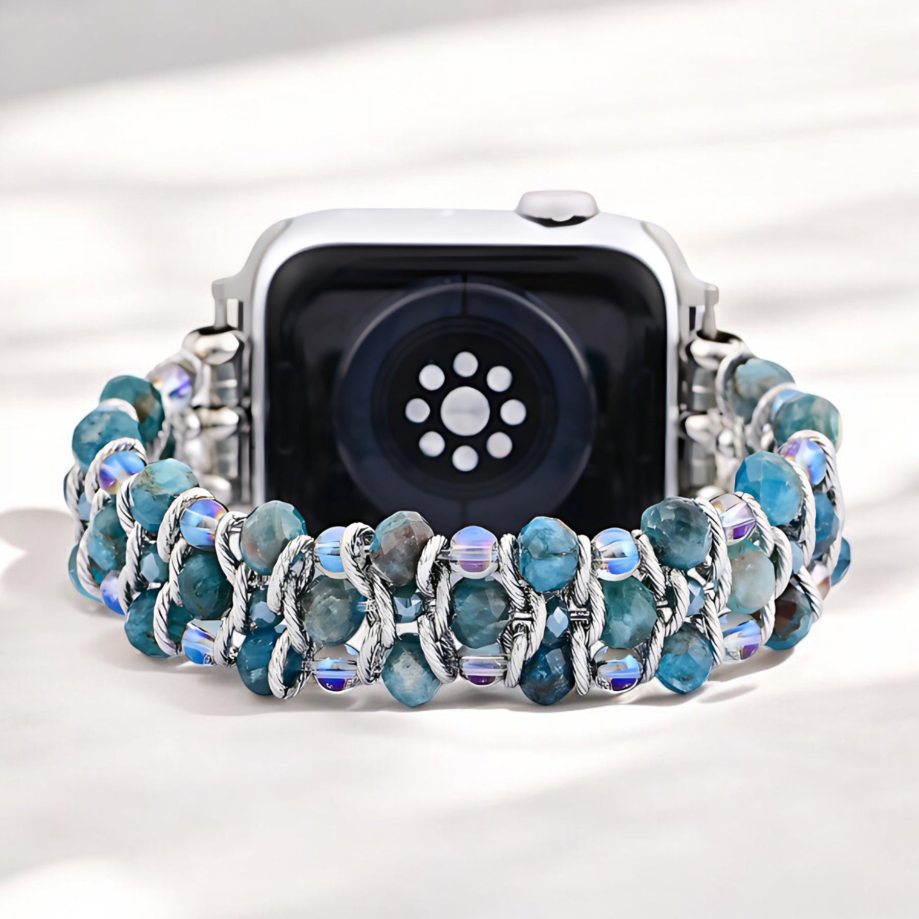 Correia Trançada Apatite Azure para Apple Watch