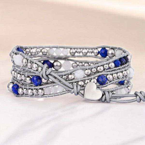 Pulseira Envolvente de Proteção Celestial Lápis