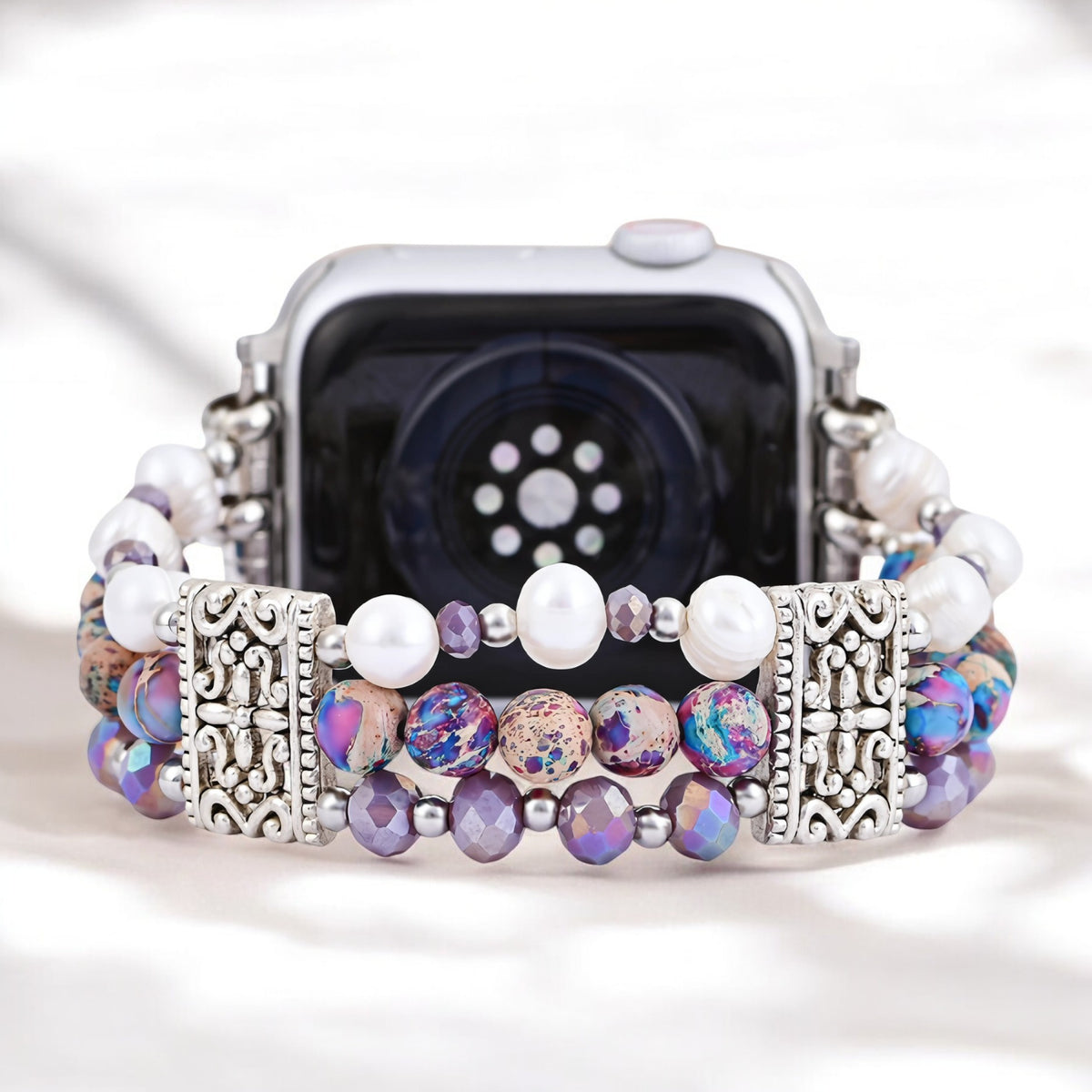 Pulseira Artisanal Jasper Oasis Stretch para Apple Watch