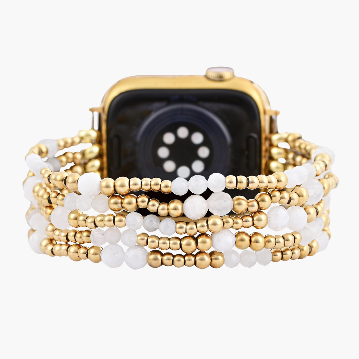 Pulseira elástica Golden Halo Moonstone para Apple Watch