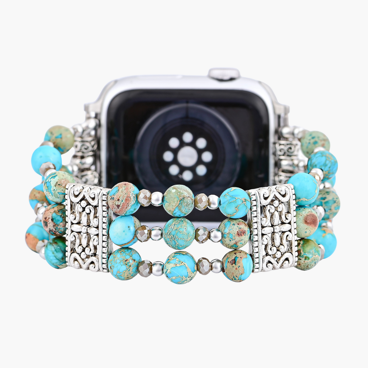 Pulseira Elástica Artisanal Turquoise Spirit para Apple Watch