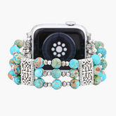 Pulseira Elástica Artisanal Turquoise Spirit para Apple Watch