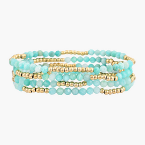 Pulseira de proteção do amor amazonita