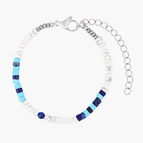 Pulseira masculina de hematita oceano