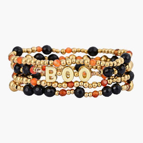 Conjunto de pulseiras brilhantes assustadoras de Halloween