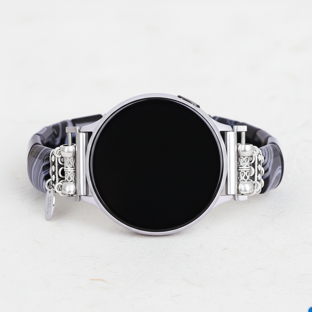 Correia Elástica Boémia Noir para Apple Watch