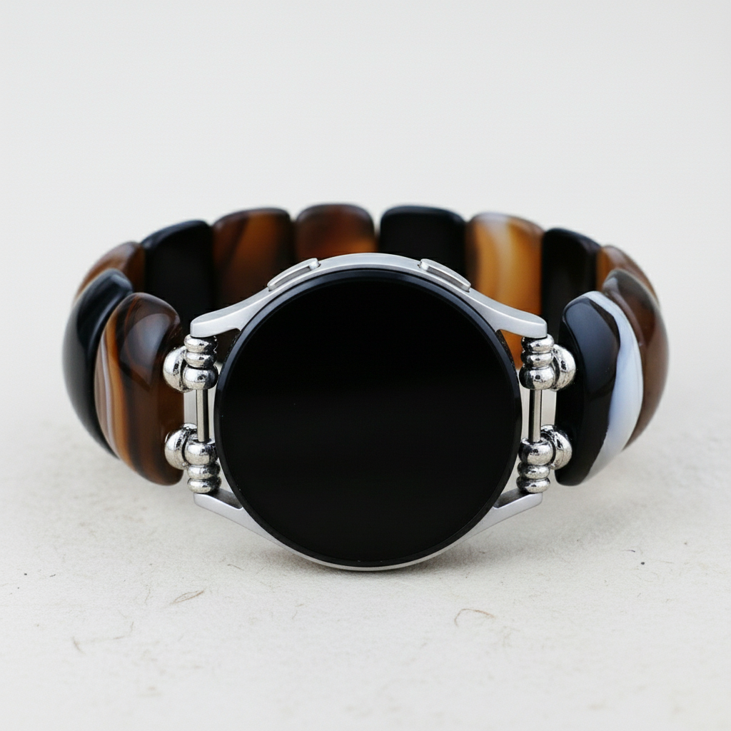 Pulseira Elástica Boémia Onyx Elegance para Samsung Galaxy Watch