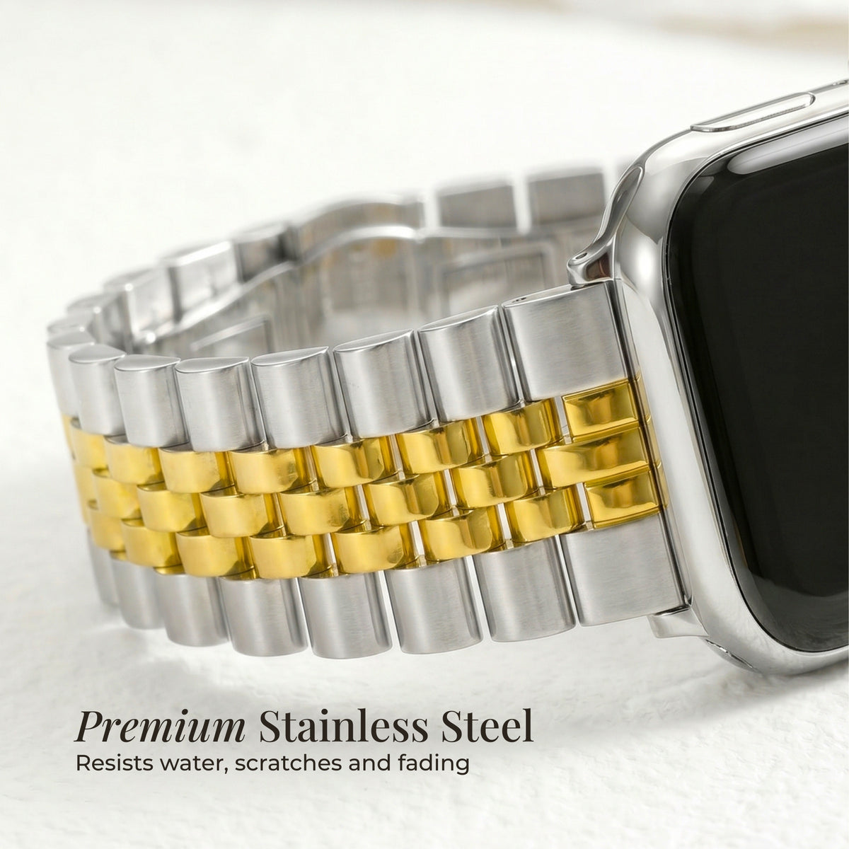 Correia Clássica Duo de Luxo para Apple Watch