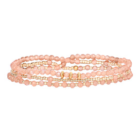 Pulseira/Colar Multi-Estilo Sunset Blush
