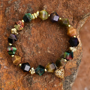 Pulseira de Amuleto de Amor de Pedra da Lua