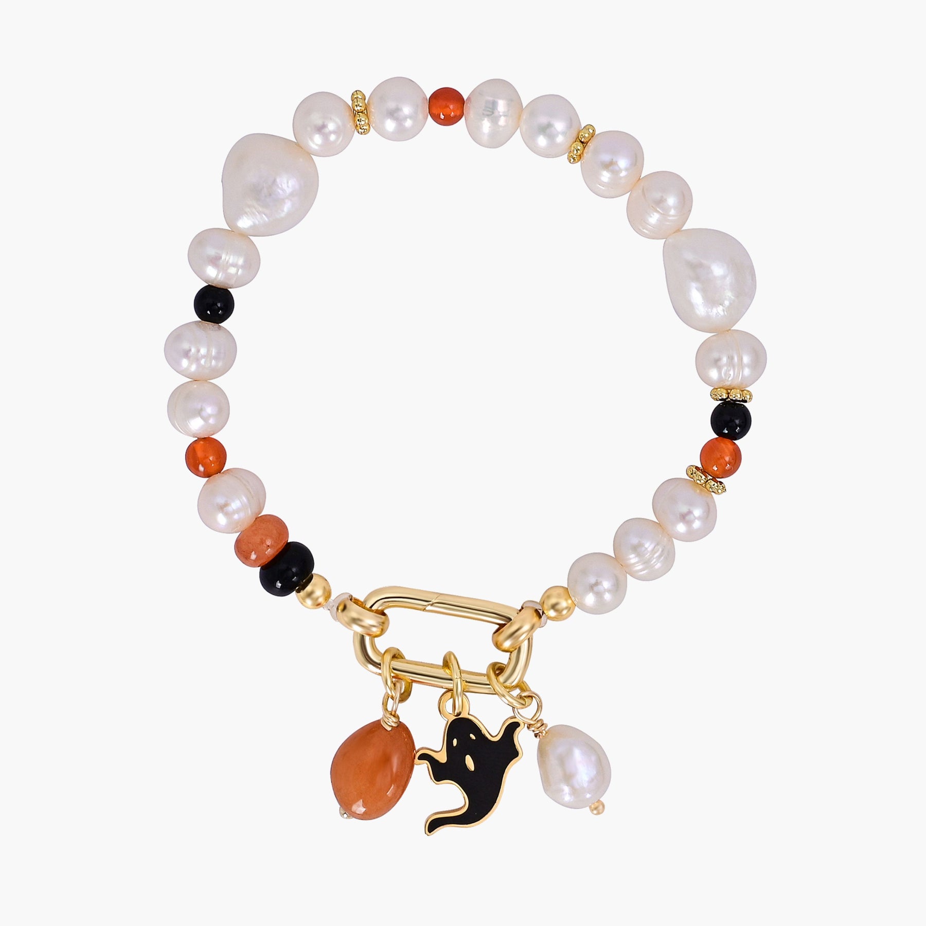 Pulseira Pérola Brilho de Natal