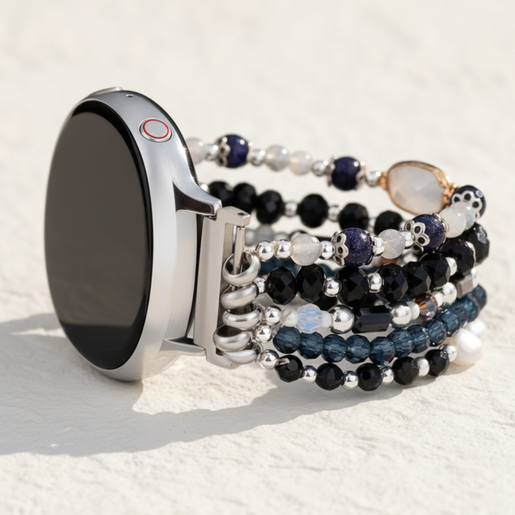 Correia para relógio Samsung Galaxy Stretch Ethereal Frost