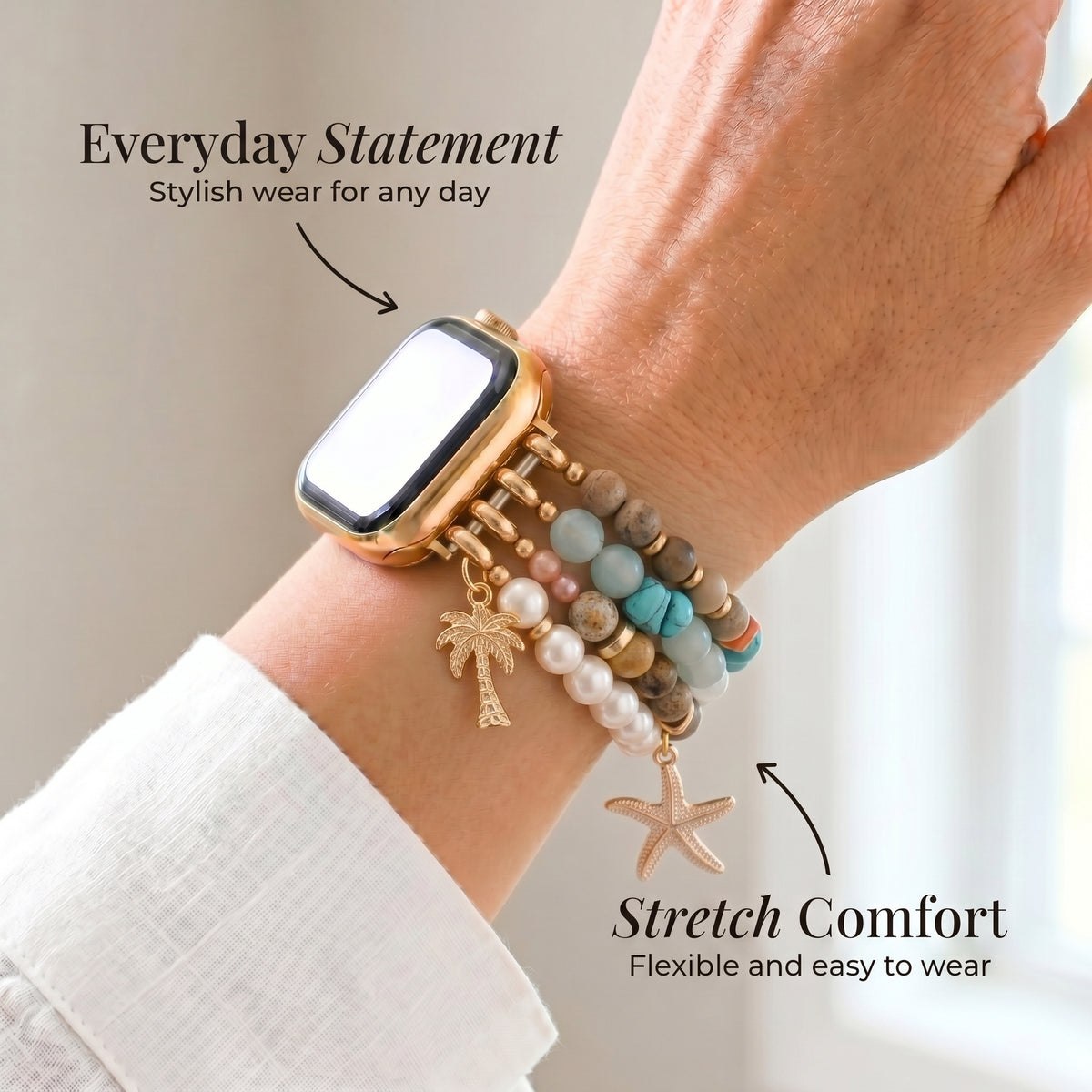 Pulseira Apple Watch Tropical Sands Stretch