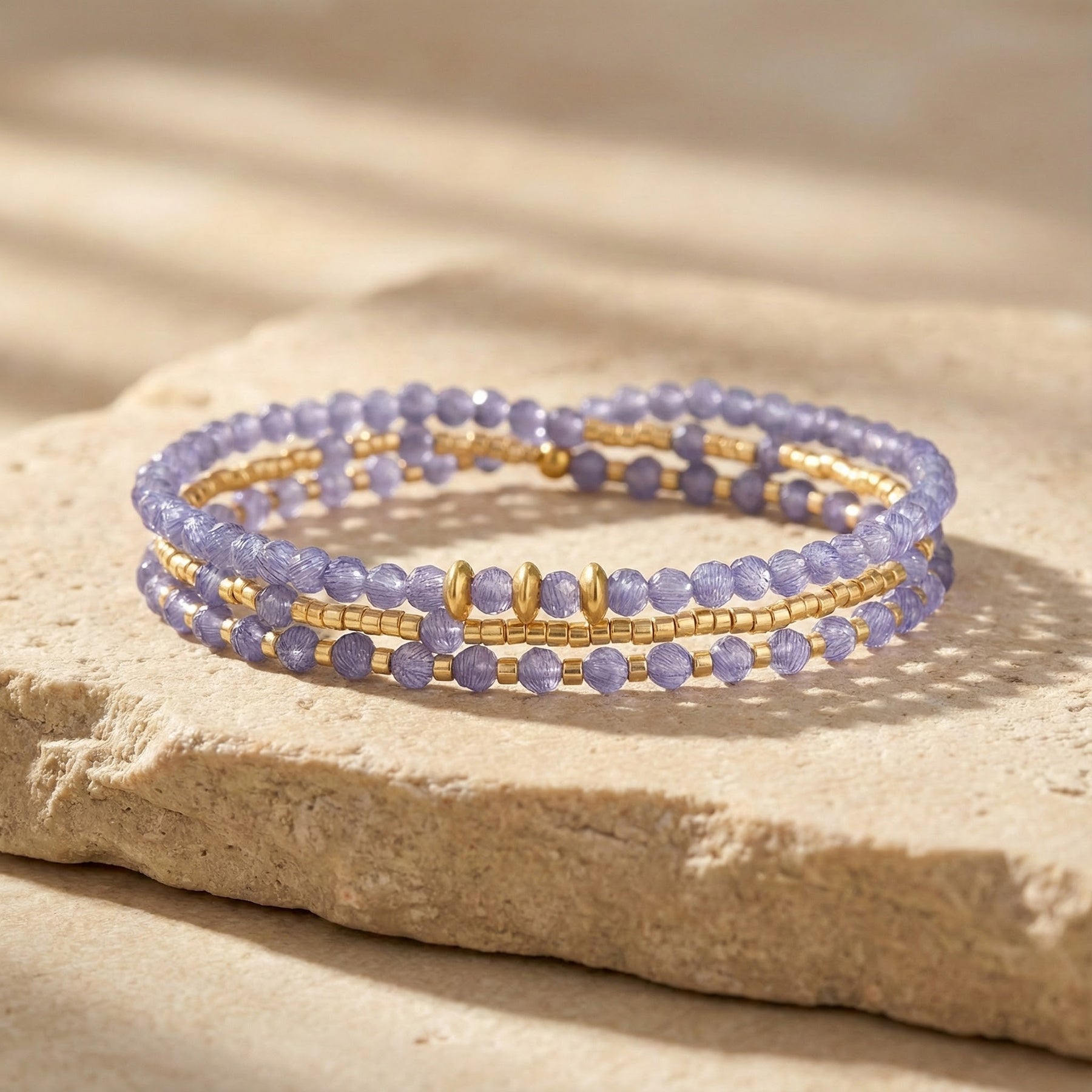 Pulseira/Colar Multi-Estilo Lilac Glow
