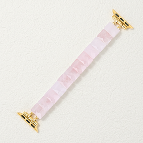Pulseira Elástica de Quartzo Cor de Rosa para Apple Watch