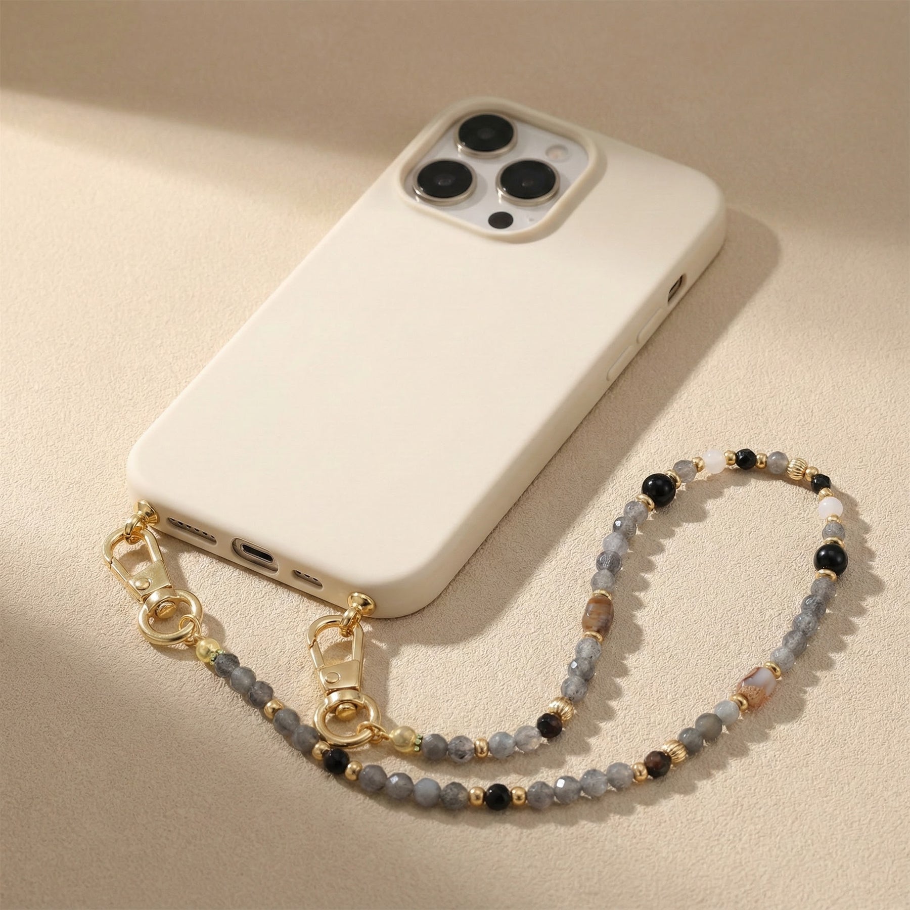 Corrente para telemóvel Gray Agate Balance
