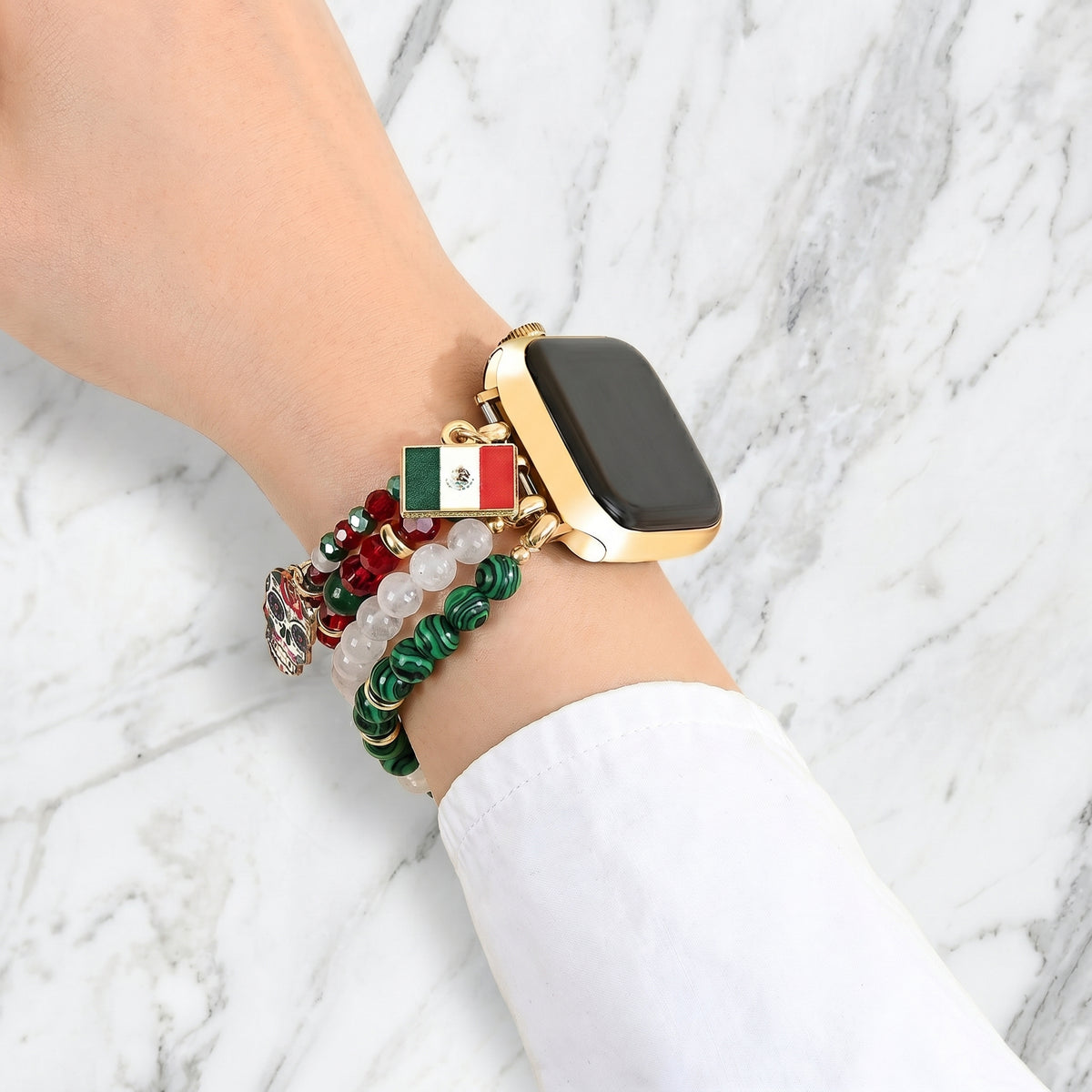 Correia Viva México Stretch para Apple Watch