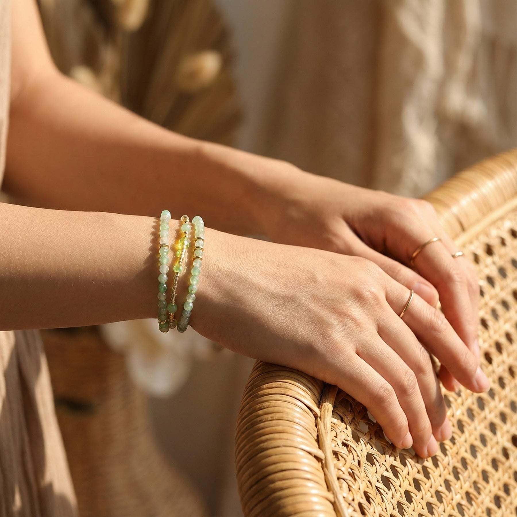 Pulseira/Colar Multi-Estilo Mint Glow