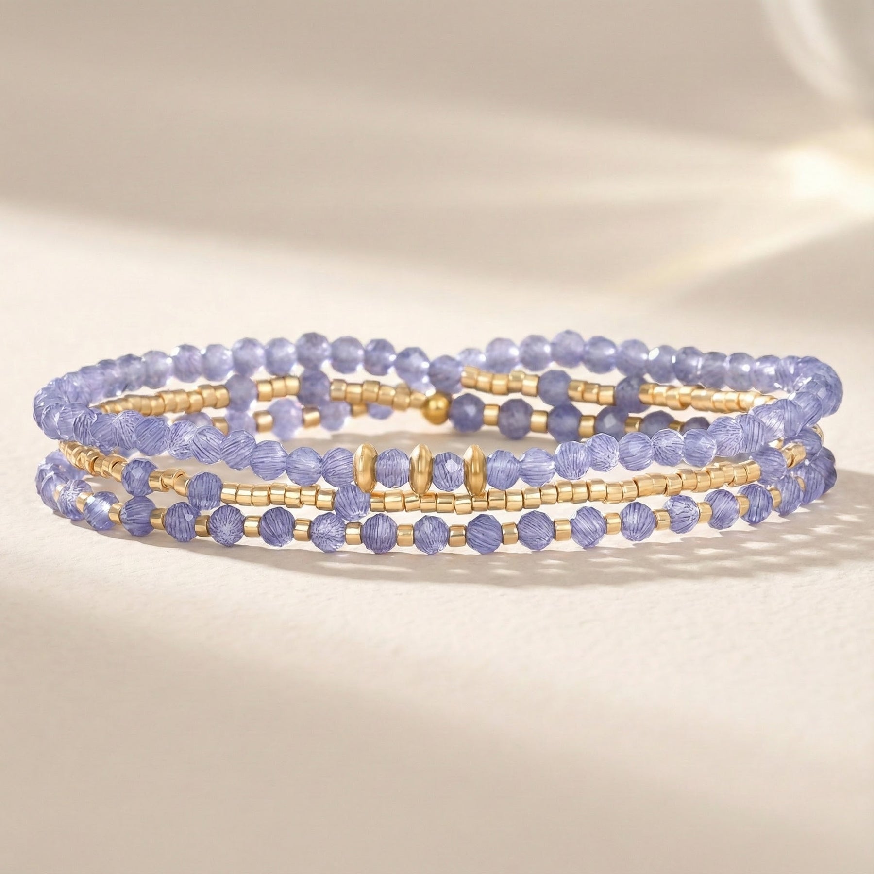 Pulseira/Colar Multi-Estilo Lilac Glow