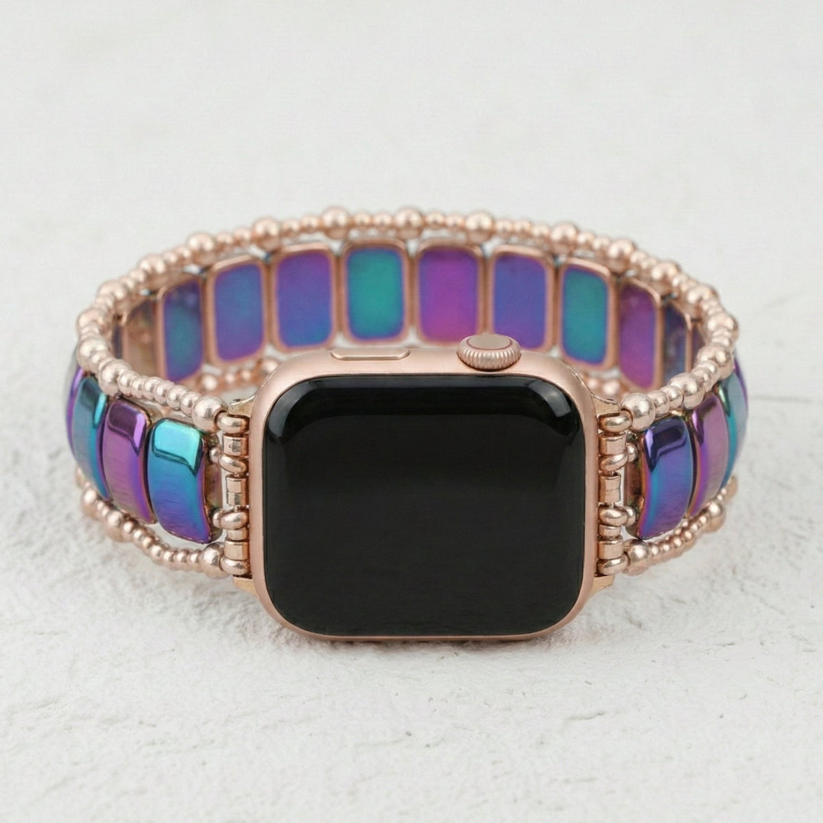 Pulseira Elástica Apple Watch Euforia Rosa