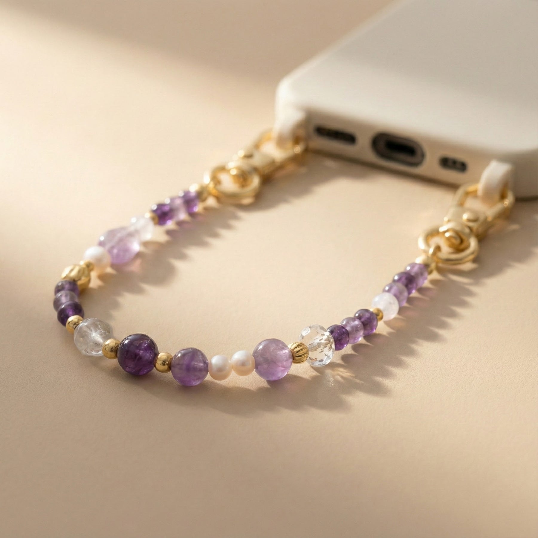 Corrente para telemóvel Amethyst Glow