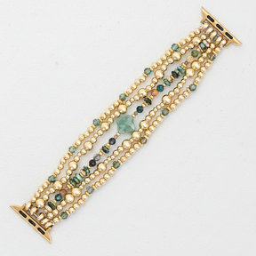 Pulseira Elástica Dourada Oasis para Apple Watch