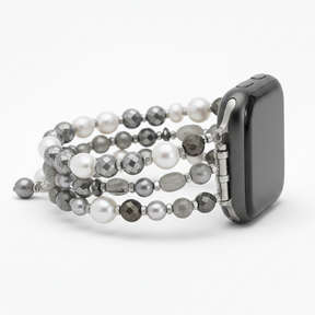 Pulseira Elástica Lunar Luxo Pérola para Apple Watch
