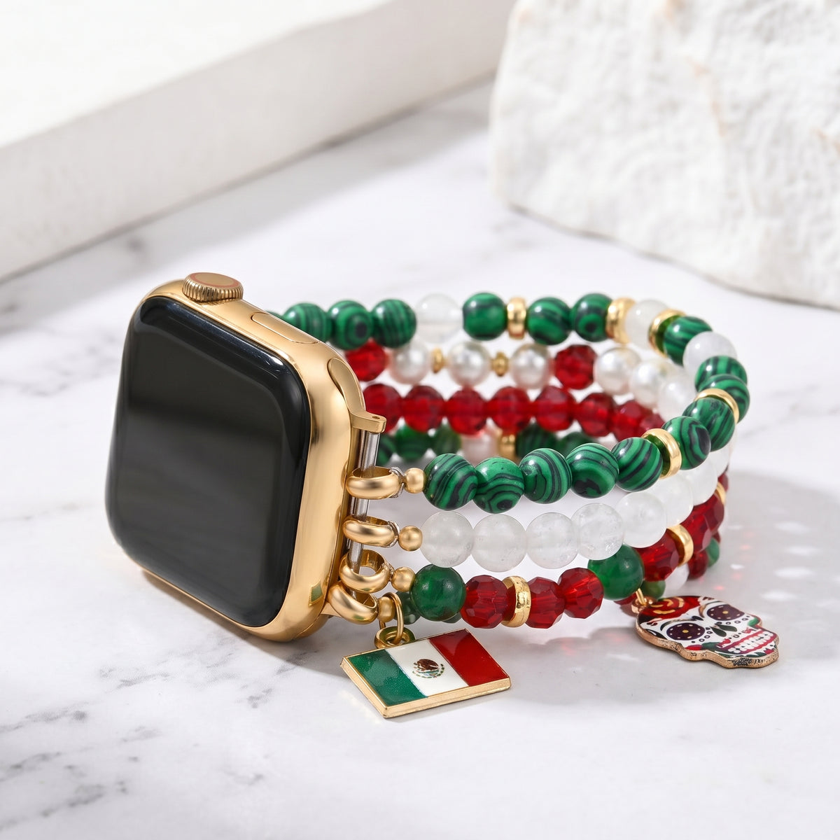 Correia Viva México Stretch para Apple Watch
