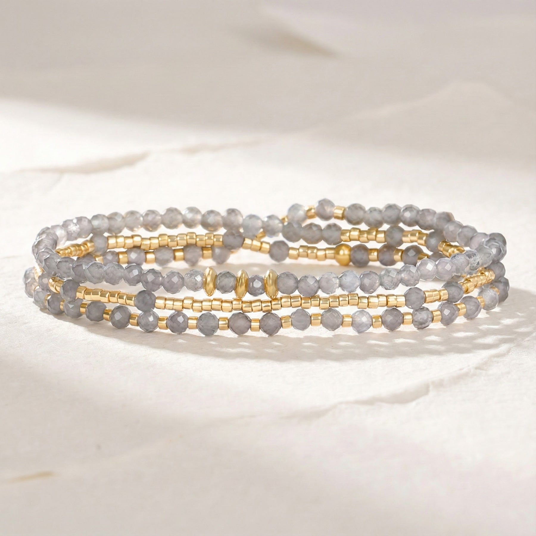 Pulseira/Colar Multi-Estilo Smoky Moon