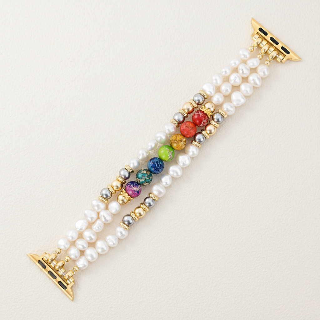 Pulseira elástica Chakra Couture para Apple Watch