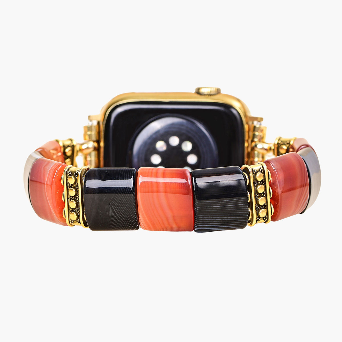 Pulseira Haunted Stripes Halloween para Apple Watch