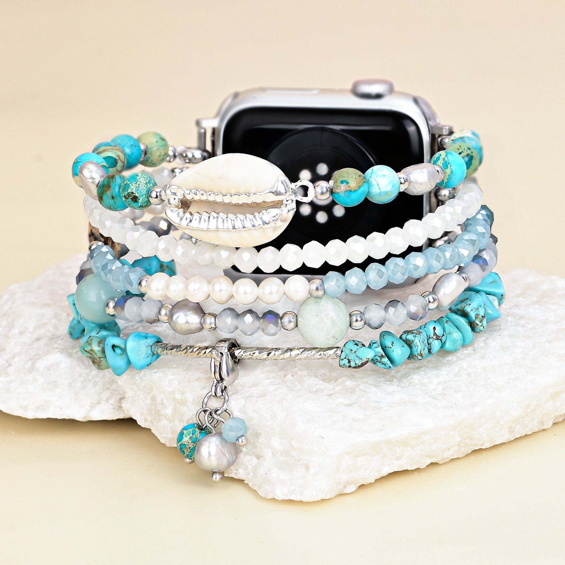 Pulseira Apple Watch Intense Jasper Glimmer Stretch