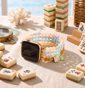 Bracelete elástica Lucky Mahjong para Apple Watch