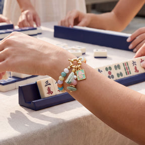 Pulseira da Sorte da Fortuna Mahjong