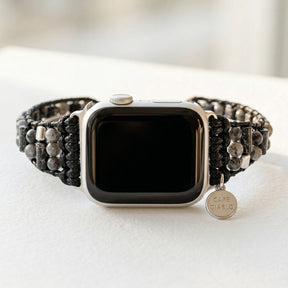 Pulseira Ativa Masculina de Labradorite para Apple Watch