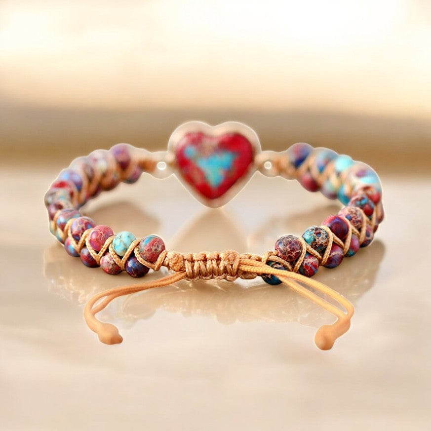 Pulseira de Amizade Coração de Paixão