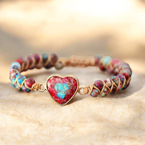 Pulseira de Amizade Coração de Paixão