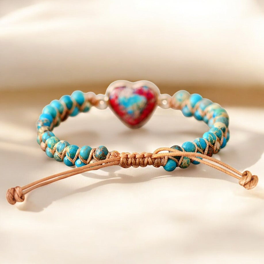 Pulseira de Amizade Coração de Paixão